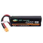 LinkMejor 11.1V 4000mAh 60C 3S LiPo Battery XT60 Plug with T Deans Plug for RC Drone