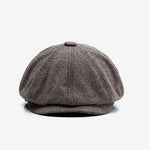 Collrown Classic Vintage Octagonal Cap Men Hat Newsboy Cap Women Casual Beret Hat Flat Peaked Caps for Autumn Winter