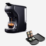 [EU/US Direct] HiBREW H1A 3 IN 1 Expresso Coffee Machine Compatible with NS Capsules DG Capsules Ground Coffee 220V-240V 1450W Fast Heating Auto Power Off