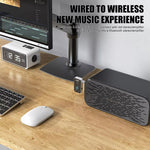 2in1 Bluetooth 5.3 Audio Receiver Transmitter Car Stereo Wireless Adapter Hands Free 3.5mm AUX Jack for Headphone Speaker TV PC