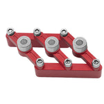 Self Centering Dowelling Jig Woodworking Joinery Hole Drill Guide Wood Dowel Hole Positioner Locator with 3-10mm Drill Sleeves