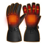 Electric Heated Gloves Winter Skiing Heated Gloves Warm Waterproof Rechargeable Heating Thermal Gloves For Snowmobile Outdoor