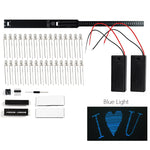32-bit LED Flashing Light DIY Shaker Kit 8 Pattern Transformations Customizable Graphics Multi-Color LEDs Electronic Soldering Practice Kit