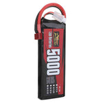 LinkMejor Power 7.4V 5000mAh 120C 2S LiPo Battery T Plug for RC Car