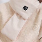 LinkMejor USB Charging Heated Scarf 3 Settings Temperature Levels Soft Comfy Fabric Thermal Electric Heating Neck Wrap