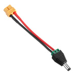 LinkMejor DC 5.5mm*2.5mm Female to Amass XT30/XT60 Female Connector Plug Cable for LinkMejor 6 in 1 PRO/ToolkitRC Charger
