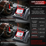 LinkMejor KM502C Insulation Resistance Tester 1000V Output Voltage 20GΩ Range Digital Megohmmeter High Voltage Testing Auto Discharge Function Backlit Screen