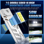 Z6 LED Headlight Bulbs 2200LM 6500K Cool White CSP Mini All-in-One Car Headlamp Conversion Kit