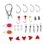 LinkMejor 88pcs Colorful Mixed Fishing Lure Sets Hard Baits/Soft Simulation Lures Artificial Bait With Box