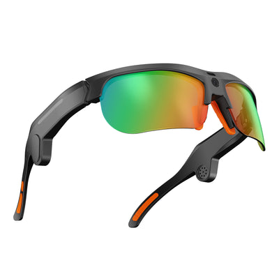 DT NO.1 E08 Intelligent AI Glasses 13MP Camera 32MP Photo 1080P Video WiFi 6 OpenAI Recognition 10H Music Playback EIS Anti-shake Smart Cycling Glasses