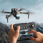 LinkMejor KAI TWO 249g GPS 5G WiFi FPV with 4K ESC HD Dual Camera 3-Axis Mechanical Gimbal 5.6" Touchable LCD Screen Controller 360° Obstacle Avoidance Brushless Foldable RC Drone Quadcopter RTF