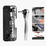 LinkMejor 14-in-1 Flip-top Mini Multifunctional Wrench Tools Set Portable Bike Allen Key Tyre Lever Quick Release Wrench Gadgets Bicycle Repair Kits