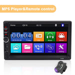 7018B Car Radio 7 Inch 2Din FM Modulator Stereo Receiver Support RearView Camera Audio Player Bluetooth Mirror Link MP5