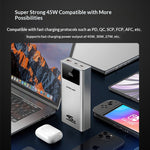 TECLAST H20 Pro PD45W 73Wh 20000mAh Power Bank with Digital Display Screen External Battery Power Supply with 2 Inputs & 3 Outputs Support UFCS PD QC SCP FCP AFC Fast Charging for iPhone 17 17Pro 16 Pro Max 15 14 13 for Huawei Mate XTs