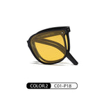 WT7901 Folding Polarized Sunglasses UV400 Protection Lightweight TR90 Frame Compact Travel Design Anti Scratch Lens Fashion Classic Sun Glasses