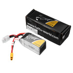 LinkMejor TATTU 14.8V 1550mAh 75C 4S 1P Lipo Battery XT60 Plug for Skylark M4-FPV250 Mini Shredder 200