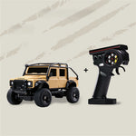Z6761 1/43 2.4G 4WD for Land Rover 1993 110 Official Licensed Mini RC Car Rock Crawler Off-Road Climbing Pickup Truck LED Light Full Proportional Control Desktop Micro Vehicles Models Toys