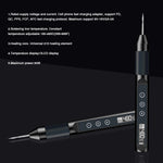X210 Digital USB Soldering Iron 30W Temperature Adjustable 180°C-480°C Fast Heating OLED Screen Portable Welding Tool Universal 210 Heating Core