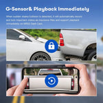 3 Channel Dash Cam Car Dash Camera With GPS WiFi IR Night Vision Camcorder