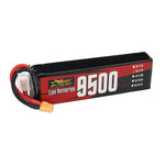 LinkMejor 3S 11.1V 9500mAh 65C 105.45Wh LiPo Battery XT60 Plug for RC Car