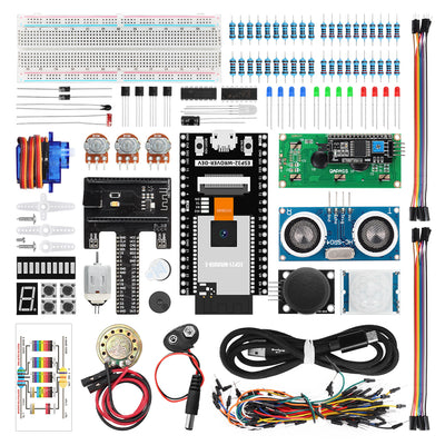LinkMejor ESP32 Camera Starter Kit for Arduino Programming DIY Electronic Automation Project Set ESP32 Wrover Professional Complete Kits