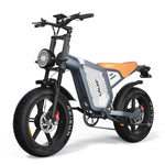 LinkMejor X60 Electric Bike 48V 23AH Battery 750W*2 Dual Motors Recommended Top Speed 25KM/H 20inches Tires 80KM Max Mileage 150KG Max Load Electric Bicycle