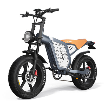 LinkMejor X60 Electric Bike 48V 23AH Battery 750W*2 Dual Motors Recommended Top Speed 25KM/H 20inches Tires 80KM Max Mileage 150KG Max Load Electric Bicycle