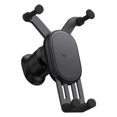 LinkMejor Gravity Car Phone Holder Air Vent Clip Bracket Y-shaped Gravitational Structure Silicone Pad Mount Stand with Tail Hook for iPhone14 Pro Max for Huawei P50 for Samsung Galaxy Note 20 Ultra for Xiaomi Mi12