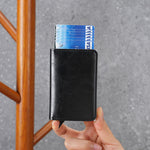 ID Credit Card Holder Wallet Mens RFID Blocking Protected Card Holder Case Slim PU Leather Wallets Mini Small Money Wallet