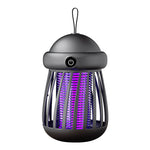 LinkMejor Rechargeable Mini UV Mosquito Killer Lamp 360° Coverage 3000V Electric Grid Dual UV & Night Light Modes Portable Indoor/Outdoor Zapper