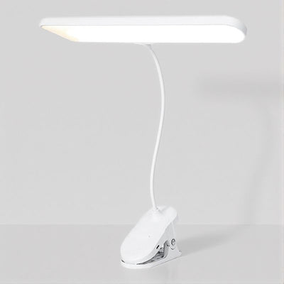 LinkMejor Clip-On Desk Lamp 4000mAh Battery Rechargeable 3 Color Temperatures Dimmable Flexible Gooseneck USB Powered