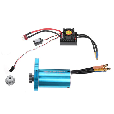 LinkMejor 124017 V2 124018 124019 144001 RC Car Upgraded Brushless 2845 4300KV Motor/45A ESC 19T 0.7M Pinion Gear Spare Parts