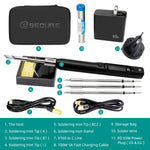 LinkMejor S99 Soldering Iron Support PD|QC|DC|PPS Power Supply Compatible with C245 Tip for Drone RC Model Welding Repair Tool Anti-static Welding Pen