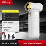M18 Handheld Vacuum Cleaner 10000mAh Battery 6-Speed Adjustable Brushless Motor 65W Power Lightweight Cordless Blowing and Suction Portable Car Dust Collector