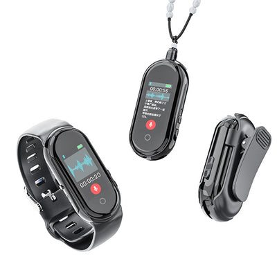 S36A AI Recording Watch ChatGPT Smart Transcription Translation Recorder 1.05in Screen 8H Recording 256 Languages AI Summary Meeting Notes Cloud Sync