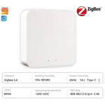 TYZG1 Tuya Smart Home Zigbe Bridge Gateway Hub bluetooth Mesh Zigbe Wireless Bridge Smart Life Remote Control with Alexa Google Home