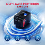 LinkMejor W1 Car Parking Diesel Heater 5-8KW 12V All In One LCD APP Remote Control