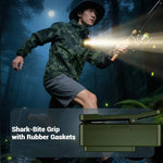 LinkMejor SKX01 Hands-Free Magnetic LED Keychain Gesture Control 4 Light Modes Long Battery Life Ultrasonic Waterproof Shockproof Portable Flashlight Work Lighting USB-C Rechargeable