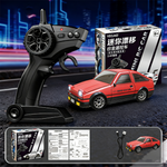 LinkMejor D43-01Q RTR 1/64 2.4G 4WD Mini Drift RC Car Sports Alloy Body Shell LED Light High Speed On-Road Micro Racing Remote Control Vehicles Models Desktop Ornaments Toys