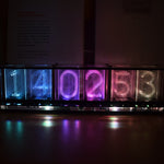 Geekcreit® Upgrade Boldfaced Word Imitate Glow Clock Full Color RGB Glow Tube Clock LED Music Spectrum Kit DS3231