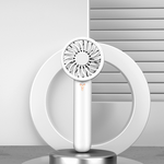LinkMejor Portable Handheld Fan USB Rechargeable 3 Adjustable Speed Cooling Fan