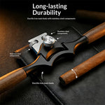 Concave Bottom Spokeshave Woodworking Hand Plane with 40mm Steel Blade and Dual Adjustment Screws Precision Curved Surface Trimming Tool Ductile Cast Iron Body Wood Carving Spokeshave for Chair Legs and Round Dowels