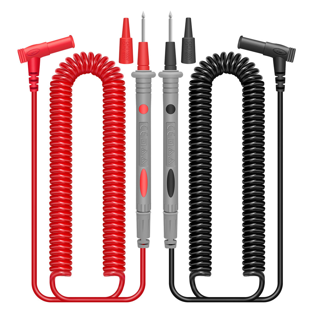 LinkMejor PT2009 Universal Multimeter Probe Spring Test Lead For Digital Professional Multimeter Clamp Meter Desktop Meter 20A 1000V
