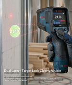 Genuine for Bosch GIS800-16 Infrared Thermometer -40 °C to +800 °C 20:1 Optical Resolution Dual Laser K-Type Interface IP54