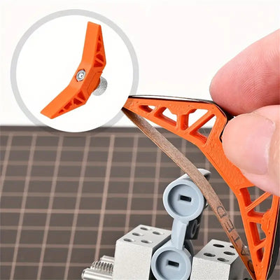 Multi-Angle Handheld Sanding Tool Plastic Manual Sander for Model Building Woodworking Parts Finishing Lightweight and Portable Ergonomic Design
