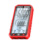 LinkMejor 620C Digital Multimeter 6000 Counts AC/DC Voltage Current Tester with Backlit Screen Auto Power Off and Flashlight
