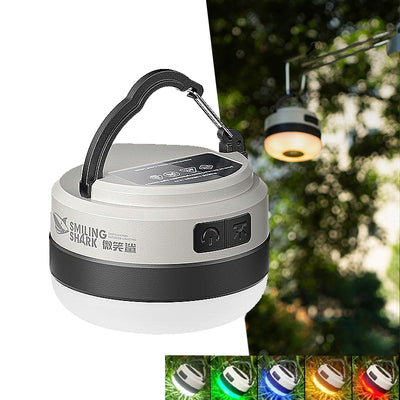 LinkMejor SHARK Multifunctional Portable Adjustable Lantern Outdoor Camping Tent Light Rechargeable Emergency Lighting