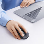 LinkMejor F02 bluetooth 5.3 Ergonomic Wireless Mouse 1600 DPI 70g Lightweight Portable Mute Mice for Laptop Macbook Computer