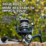 Spinning Fishing Reel AC4000-6000 Series Sea Rod Fishing Reel  5.2:1 High-Speed Gear Lightweight Reel Tackle Equipment Fishing Swivel Coil