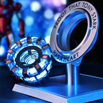 LinkMejor Iron Man Heart Reactor Creative Desktop Ornaments Science Discovery Toys Wireless Charging/Vertical Version